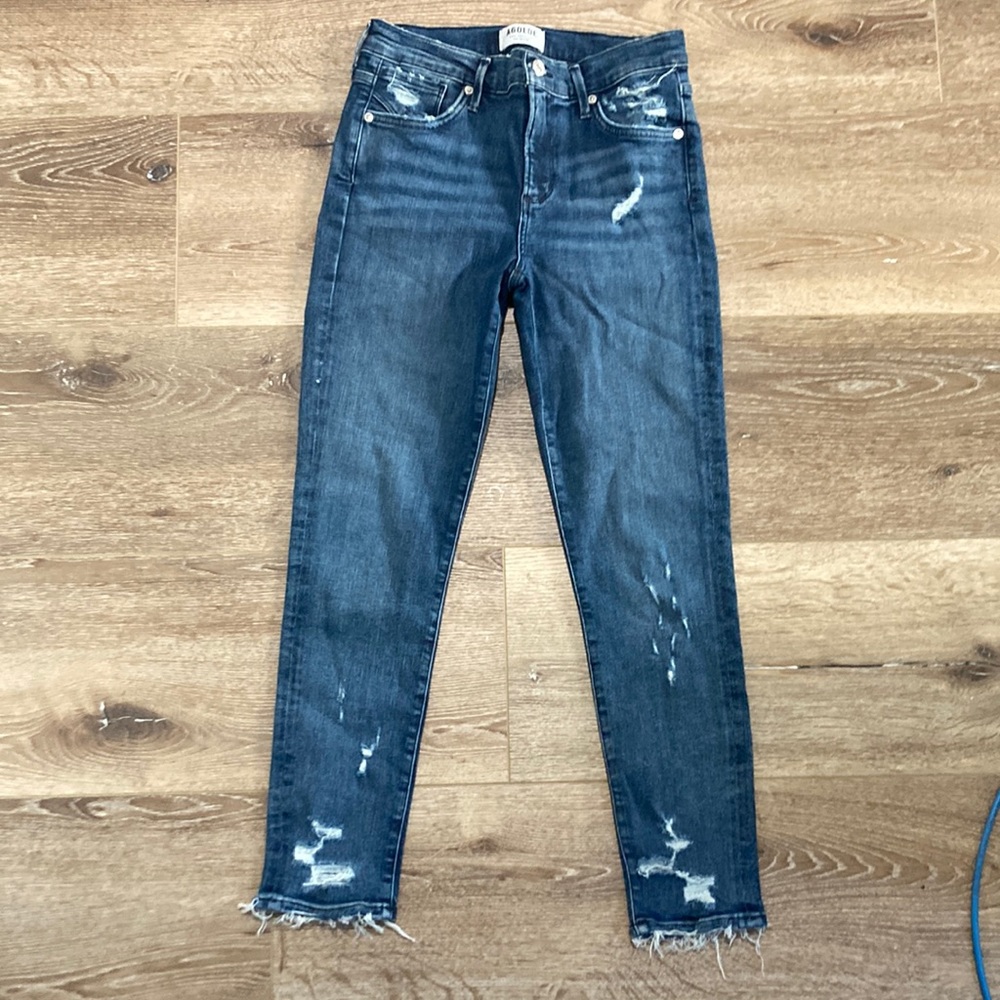 AGOLDE Premium Skinny Jeans - Med/Dark Wash